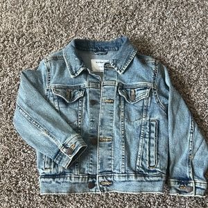 Kids denim jean jacket Star Wars patch size 5